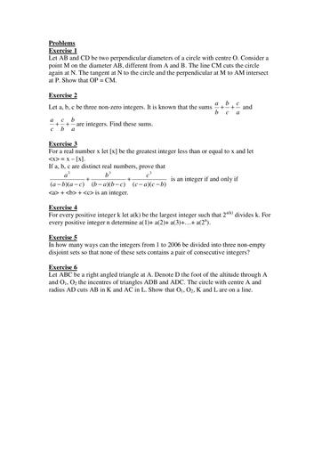 MATHS SUJET OPAM 2006 by DJAHA
