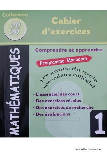 Collection 20 sur 20 MATHS 6ième Maroc
