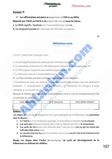FP anciens sujets SVT 2022 by TEHUA