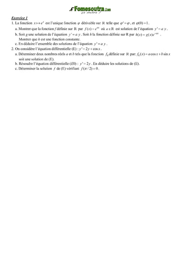 TP(1) Equation différentielle BTS GO