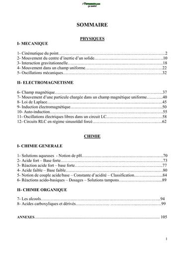 FASCICULE PC Tle D EXERCICES SUPPORT DE COURS BY TEHUA