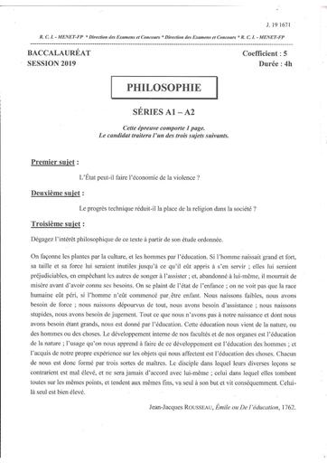 BAC 2019 PHILO serie A by Tehua.pdf