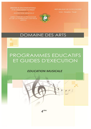 Programmes éducatifs et guides d’exécution Education Musicale 4eme