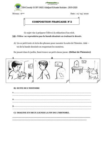 DEVOIR COMPOSITION FRANCAISE