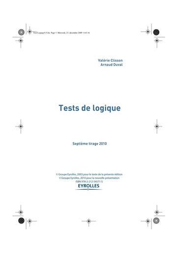 CONCOURS TEST DE LOGIQUE DOC BY TEHUA