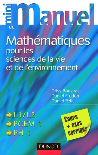 Mathématiques pour les sciences de la vie et de l'environnement