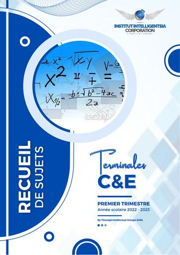 RECUEIL ÉPREUVES TERMINALE C TRIM 1 2022   2023 By Tehua