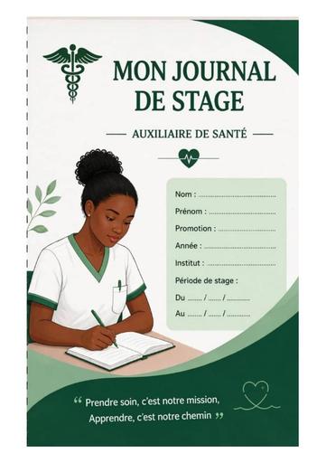 Carnet stage Auxiliaire de sante INFAS FEMME
