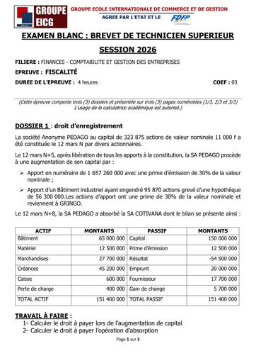 FISCALITE BTS BLANC 2026 FCGE - GROUPE EICG