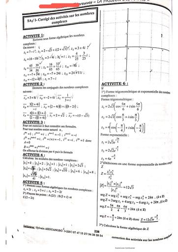 Maths Passion Correction Tle S by TEHUA