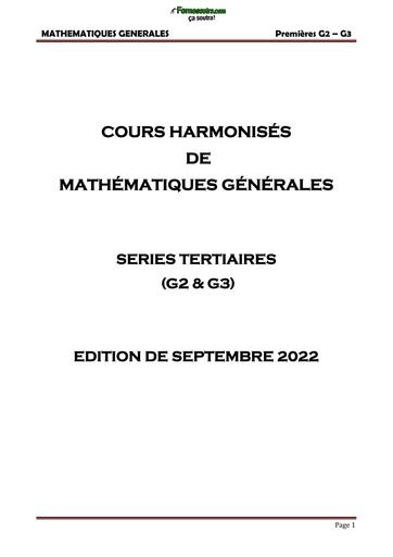 Document Maths 1iere G2&G3 by Tehua