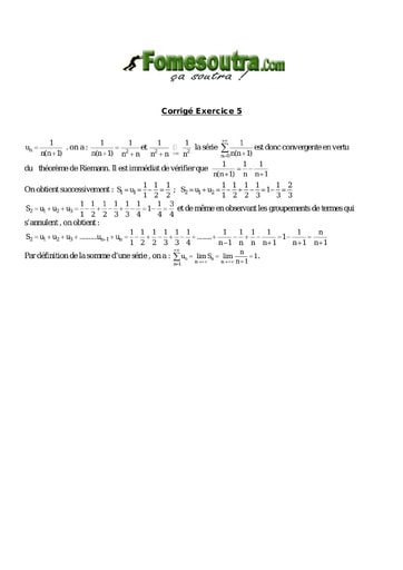 Corrigé TP 5 de Suites Numériques niveau BTS G2