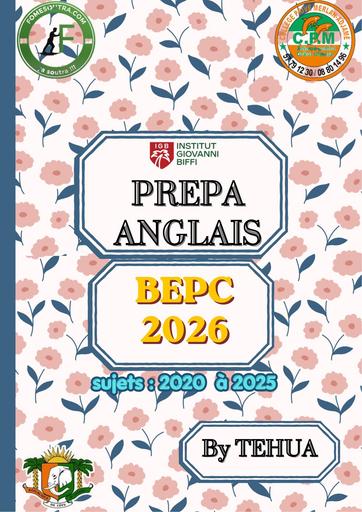 ANGLAIS PREPA BEPC 2026 by TEHUA