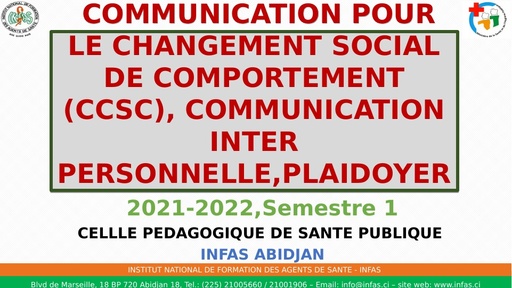 COURS CCSC COMMUNICATION INTER PERSONNELLE PLAIDOYER Enregistrement automatique by TEHUA