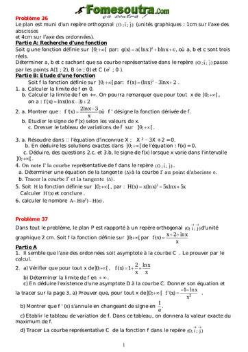 TP 13 Fonction Logarithme Népérien niveau Terminale Scientifique