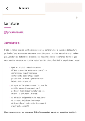 exemple dissertation philo nature et culture