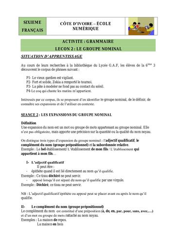 6e Gr L2 S2 expansions nom