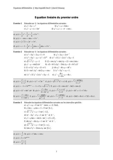Cor Exosup   Equations différentielles