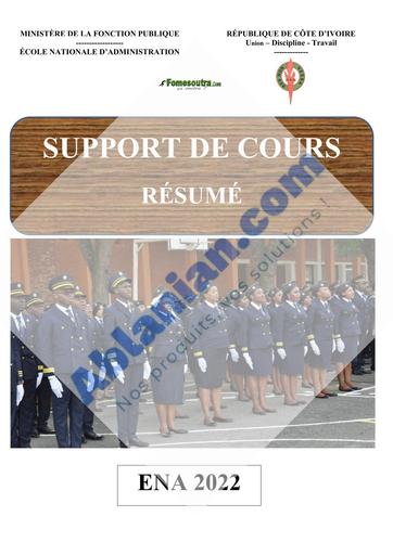 ENA Support RESUME CONTRACTION DE TEXTE 2022 BY TEHUA