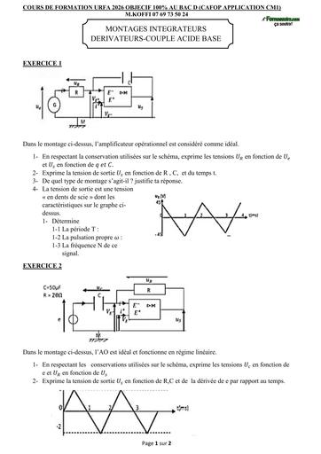 FICHE DE PC PREPA BAC D 2026 BY TEHUA