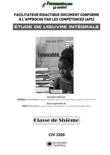 FACLITATEUR Talouablé la devoreuse de livre by TEHUA