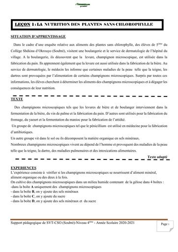 SUPPORTS FINAL 4ième SVT SP BY TEHUA