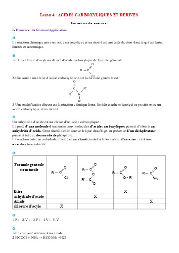 C4 Acides carboxyliques et dérivés
