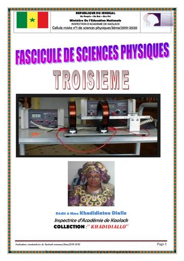 FASCICULE PC 3ème Collection Kady Diallo by Tehua