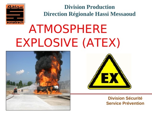 05 Atmosphère Explosive ATEX by Tehua
