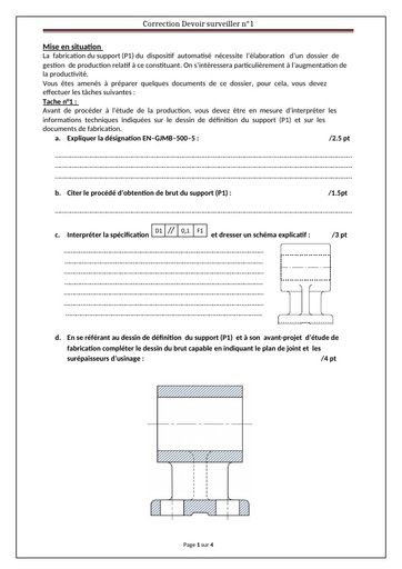 Examen 2e STM 2014 systeme de distribution automatique by Tehua