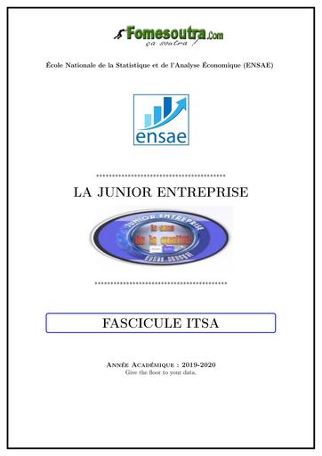 Fascicules ITSA ENSAE by TEHUA