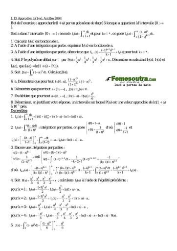Exercices corrigés (3) d'Equation différentielles et primitives - Maths Terminale D