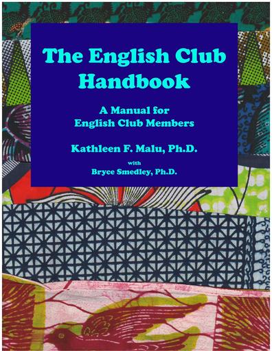 LIVRE D'ANGLAIS The English Club Handbook   Kathleen F  Malu by TEHUA