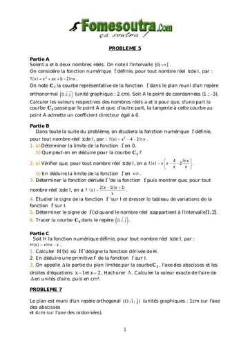 TP 15 Fonction Logarithme Népérien niveau Terminale Scientifique