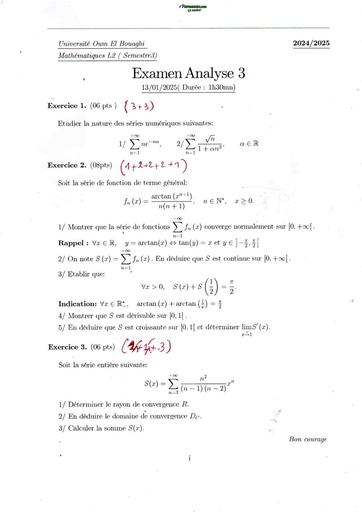 Examen1 Analyse 3 2025 by TEHUA