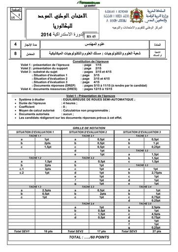 BAC 2014 SI Rattrapage STM BY TEHUA