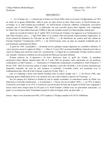 SUPPORT HIST Tle THEME 1 L2 DOC8