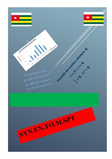 Livre SYN EN TO MATHS  4ème Togo by Tehua