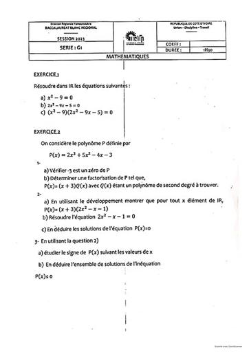 Bac blanc 2023 G1 Maths yakro by Tehua.pdf