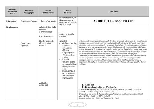 ACIDE FORT BASE FORTE by Tehua