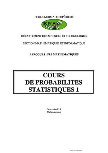 ENS cours de probabilité-Stat 1 By Tehua.pdf