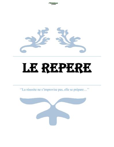 ENS HG DOC DE SUJETS LE REPRERE BY TEHUA