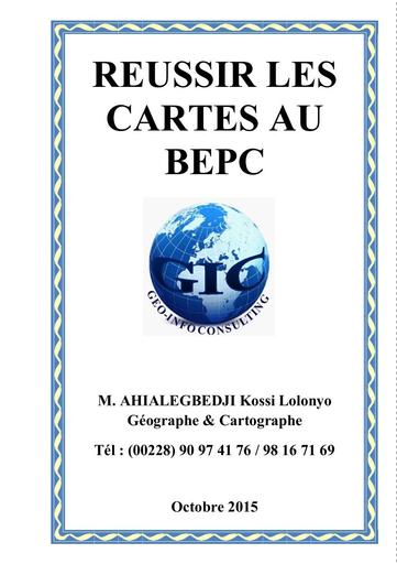 Annale REUSSIR LES CARTES AU BEPC TOGO by TEHUA