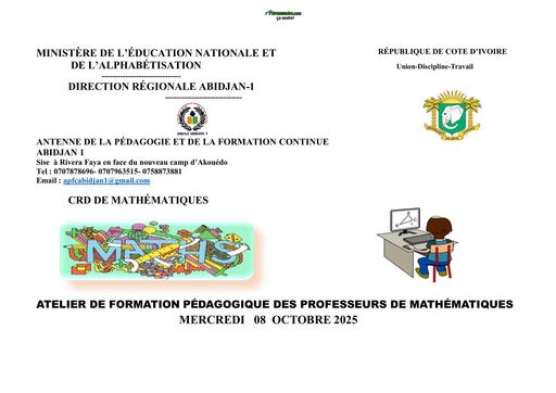 FORMATION MATHS MODULE NIVEAU DE TAXONOMIE by TEHUA