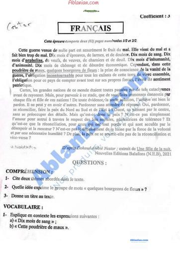 SUJETS CONCOURS CAFOP IA 2022 BY TEHUA