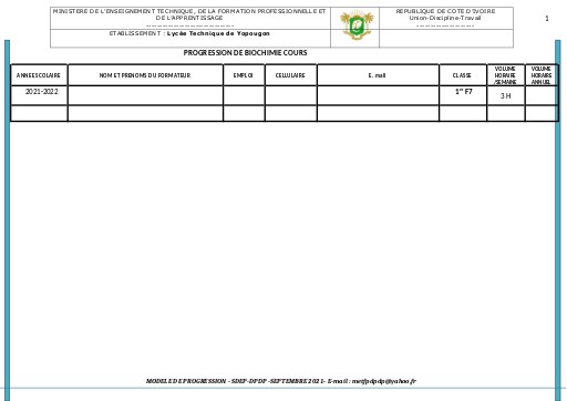 Biochimie cours 1ère F7
