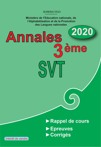 Annales svt 3e