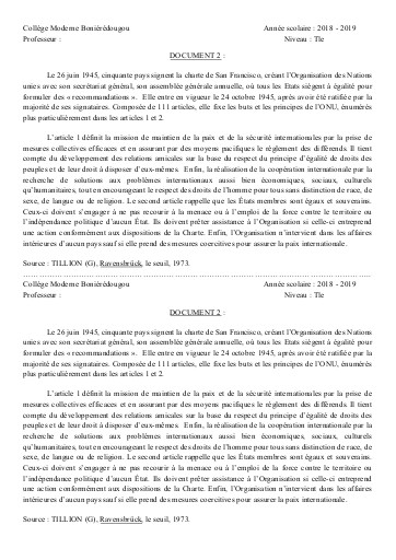 SUPPORT HIST Tle THEME 1 L1 DOC2