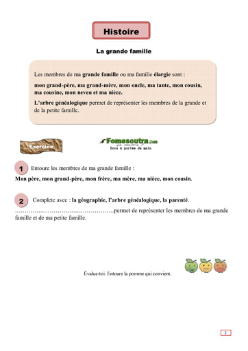 La grande famille - Cours CE1