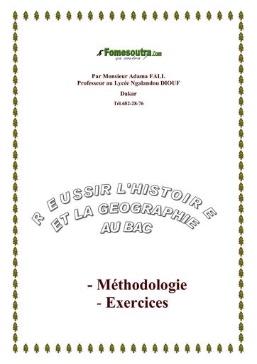 EXERCICE HG TLE SENEGAL by TEHUA